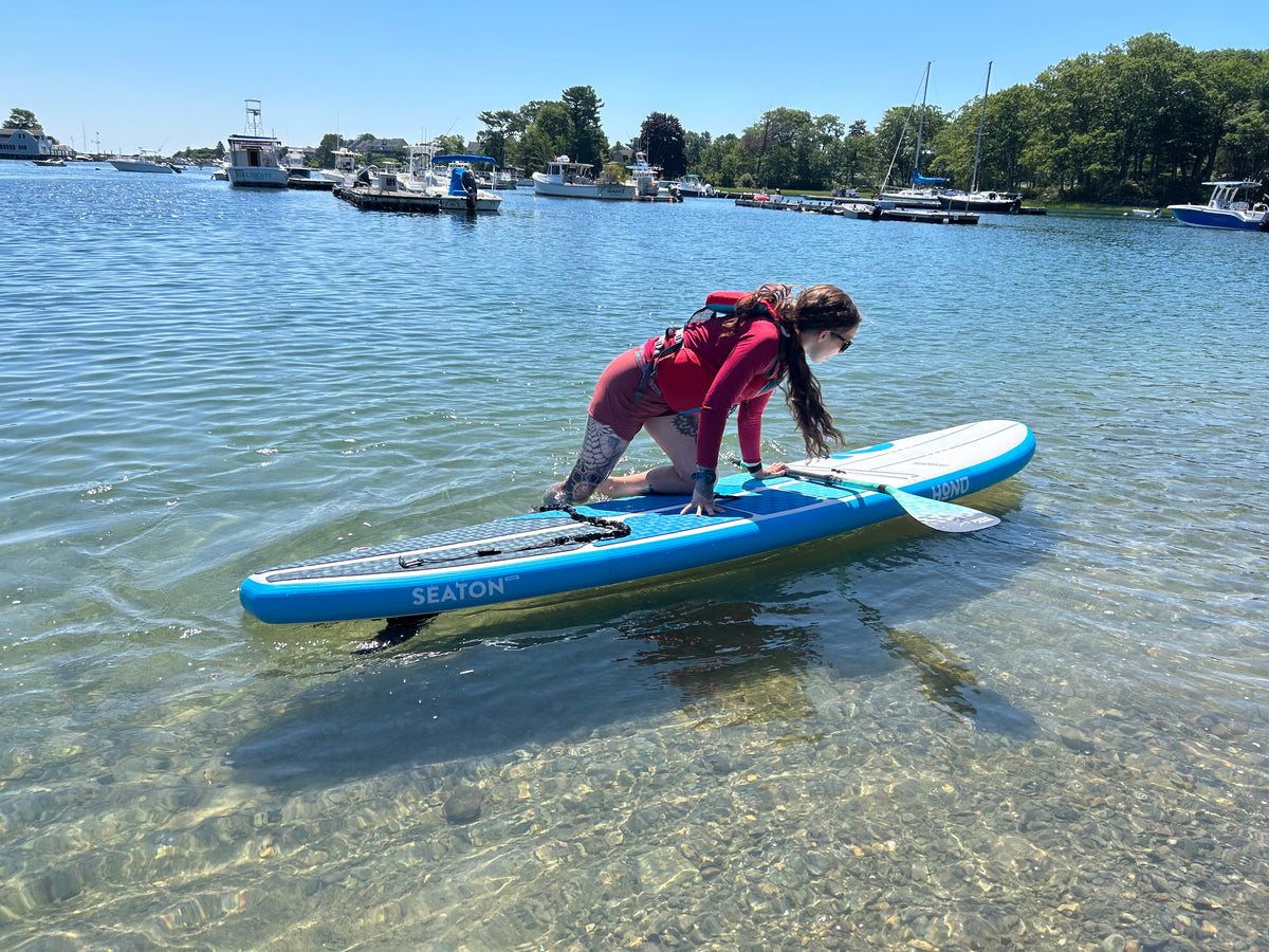 Inflatable Paddleboard for 170-280 lbs Paddler - 11'0" | Honu Seaton - rental