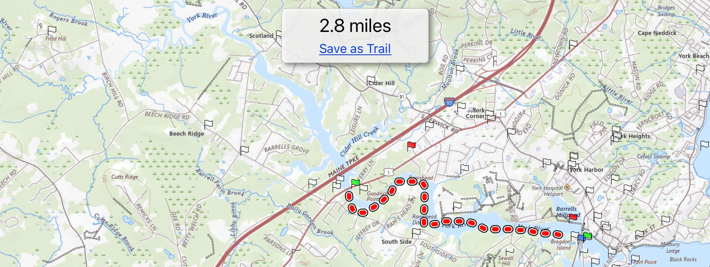 Route 1 Landing at Goodrich Park on the York River | Equip. Transport, Setup + Instruction