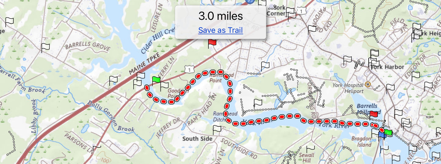 Route 1 Landing at Goodrich Park on the York River | Equip. Transport, Setup + Instruction