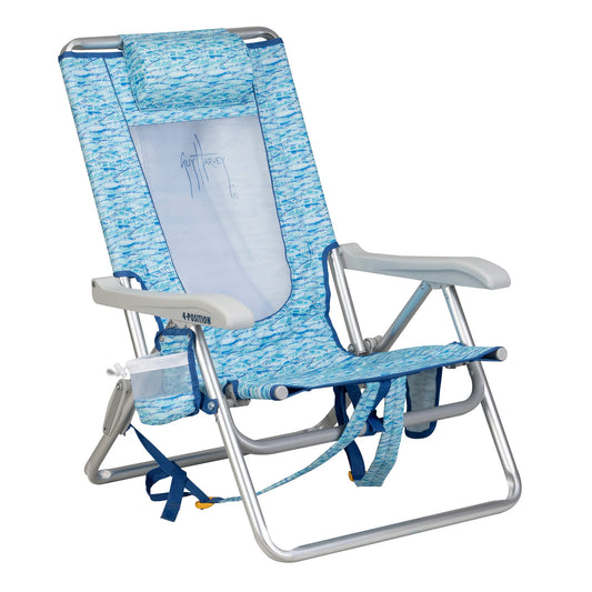 Folding High Back Beach Chair with Backpack Straps - rental