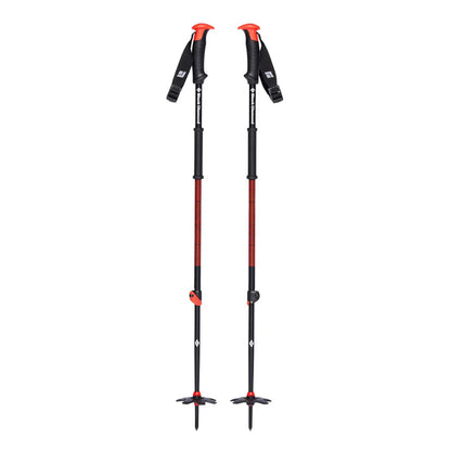 Telescopic Snowshoeing, Skiing, and Hiking Poles with Baskets for rental use.
