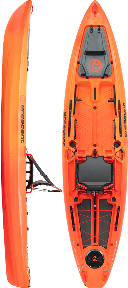 Premium Kayak for 160-335 lbs. Paddler - 12.5 ft. | Crescent LiteTackle II
