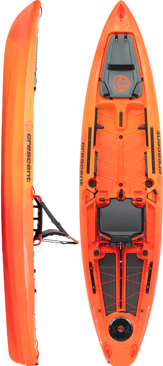 Premium Kayak for 160-335 lbs. Paddler - 12.5 ft. | Crescent LiteTackle II