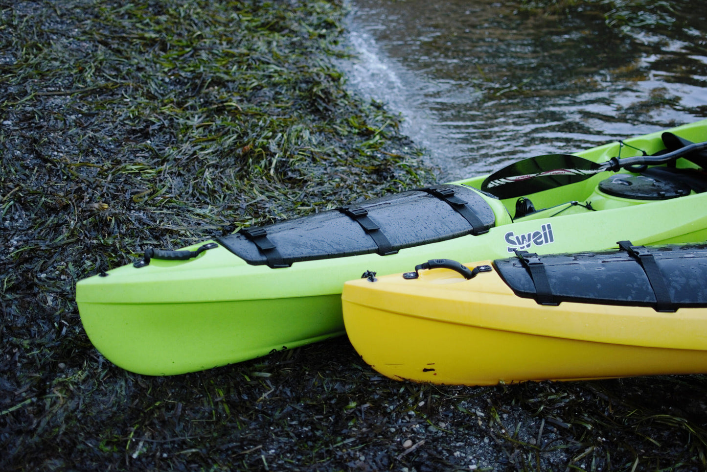 Surf Ski Inspired Sit-on-Top Touring Kayak for Paddlers 150-275 lbs | Swell Scupper 14 - rental