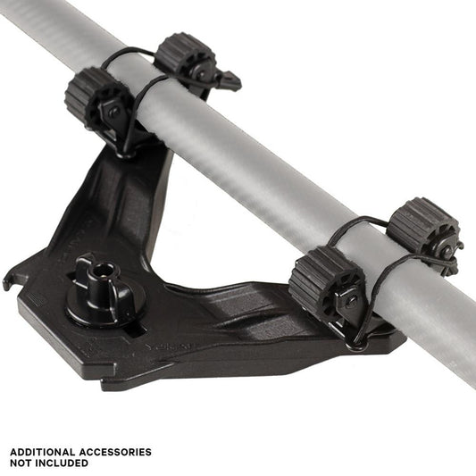 kayak paddle holder attachment for rail